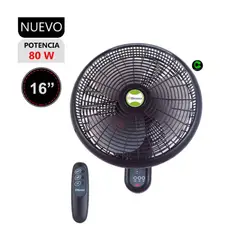 BOSSKO - Ventilador de Pared BK-8210PD 80W 3 velocidades