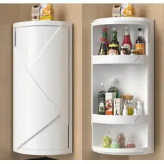 GENERICO - ORGANIZADOR MULTIFUNCIONAL ESQUINERO DE 3 PISOS COCINA Y BAÑO