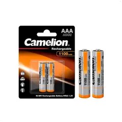 CAMELION - Pack de pilas recargables AAA 1100mAh 2unidades
