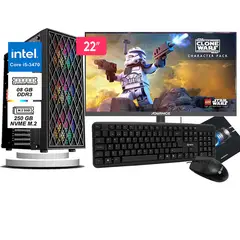 ADVANCE - Computadora Pc Intel Core i5 3470 Monitor 22 fhd' RAM 8GB SSD 256GB