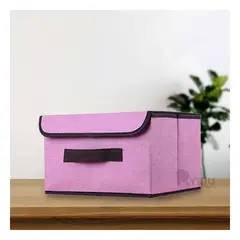 RYBIU IMPORT - Caja Versatil y Maravillosa de Tela en Color Rosado