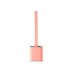 GENERICO - CEPILLO DE SILICONA PARA INODORO PARA BAÑO -  MELON