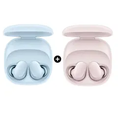 XIAOMI - Combo x2 Audífonos Bluetooth Redmi Buds 6 Play 36hrs - Rosado + Azul