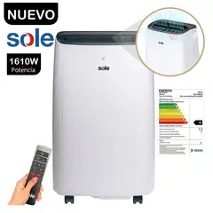 SOLE - Aire Acondicionado Portátil 12K BTU SOLAIR012