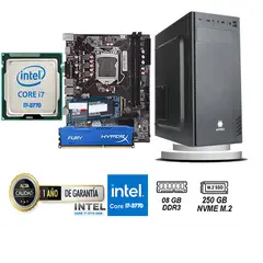 DATAONE - COMPUTADORA DE ESCRITORIO CORE I7 3770 8GB RAM 250 GB SSD M2