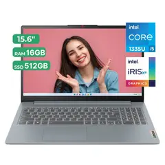 LENOVO - LAPTOP IDEAPAD SLIM 3 15IRU8 -15,6' FHD- CI5 1335U -16GB DDR5-512GB SSD-FREEDOS
