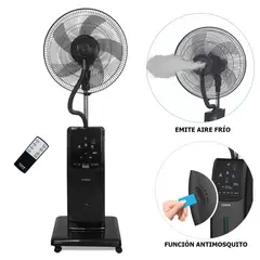 VIVIBOX - Ventilador Industrial Nebulización Humidificador Antimosquitos 100W