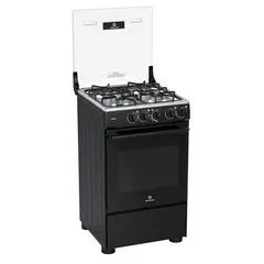 INDURAMA - Cocina de 4 Hornillas Goya Negra