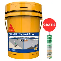 GENERICO - Pack Impermeabilizante elástico para techos x 20 lt + Thermotek Flex