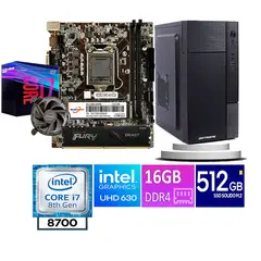 DATAONE - COMPUTADORA DE ESCRITORIO CORE I7 8700 16GB RAM 512 GB SSD M2