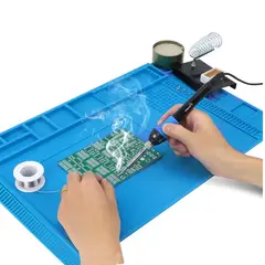 GENERICO - Alfombrilla Tapete Antiestatico S180 55x35 Reparacion para Cell Laptop