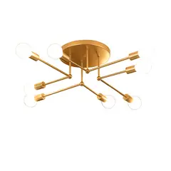 GENERICO - Lámpara de Techo Moderna de 6 Luces con Diseño Minimalista y Elegante