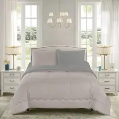 CASATEX - EDREDÓN REVERSIBLE 100%  ALGODÓN 2 PLZ