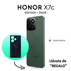HONOR - X7C 8GB RAM 256GB COLOR VERDE FORESTA CON ESTUCHE DE REGALO