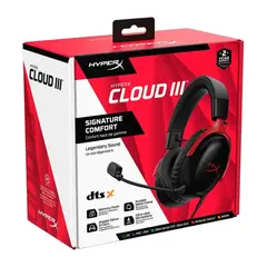 HYPERX CLOUD - Audífonos Gamer III Black Red