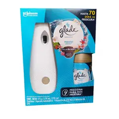 GLADE - Aromatizador Automático Paraíso azul 270ml