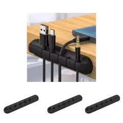 GENERICO - Organizador de 5 Cables Cargadores Pack 3 Unds