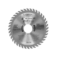 KAMASA - Disco Sierra para Madera 4" (100mm) 40 Dientes
