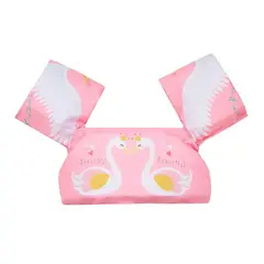 GENERICO - Chaleco Flotador con Brazeros Cisne Rosadito