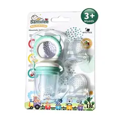 SANTOLEE - Chupón alimentador de frutas para bebés + 2 repuestos