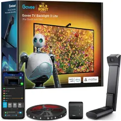 GOVEE - TV Luces Backlight TV3 LITE RGB para de 55 - 65 pulgadas