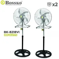 BOSSKO - Combo Ventilador Pedestal 3en1 De 18″ 200W BK-8219VI
