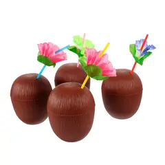 GENERICO - Toma todo forma de Coco set por 2 unidades hawaiana
