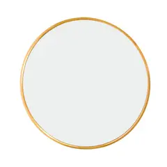 GENERICO - Espejo Circular Minimalista 61 cm Marco dorado