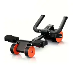 GENERICO - Rueda Abdominal Rebote Automático Soporte Temporizador