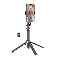 HOCO - Trípode Palo Selfie K21 Live Control Remoto 2 in 1 de 137m