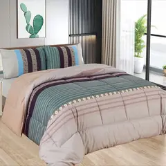 CASATEX - EDREDÓN TELA CON TELA 100% ALGODÓN DE 2 PLZ