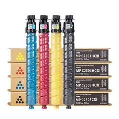 RICOH - Kit de Toner MP C2003 C2503 C2004 C2504 C3003 C3503 Compatible