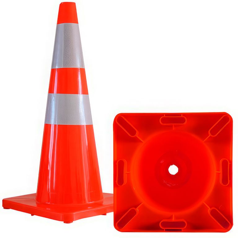 Cono de Seguridad PVC Reflectivo 90cm