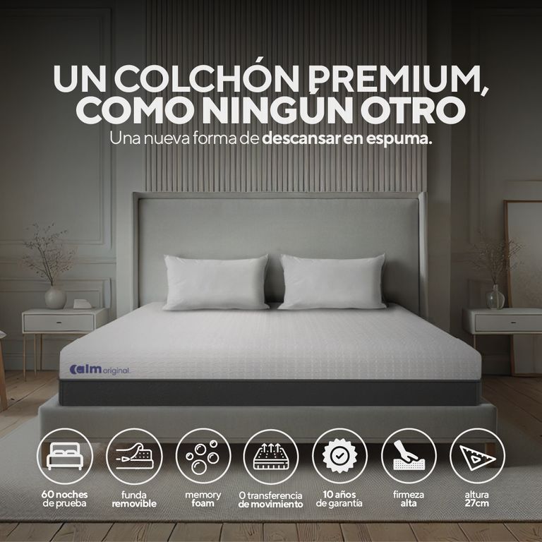 Colchón Calm Original De Memory Foam King