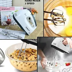 GENERICO - Batidora de mano Hand Mixer de 7 Velocidades - 260W