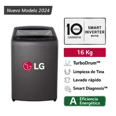 LG - Lavadora LG 16 kg Carga Superior Smart Inverter Turbo Drum WT16BVTB