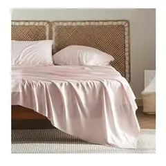 GENERICO - Sabanas De Algodón Bramante 2 plazas rosado