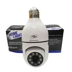 HOME LIGHT - FOCO Camara de Seguridad Panoramica Wifi E27