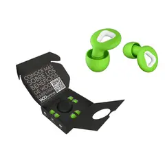 WOO EARPLUGS - Zen Tapones Auditivos Reutilizables 30db - Verde