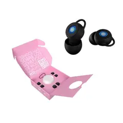 WOO EARPLUGS - Connect Tapones Auditivos 16db - Negro