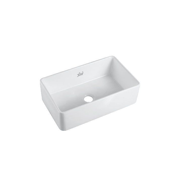 Bowl Lavabo Ovalin de Loza Blanco