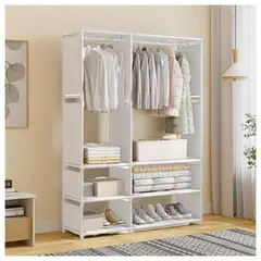 GRETAIL - Ropero Armario Closet Perchero Organizador Ropa 2 Cuerpos B VD3054