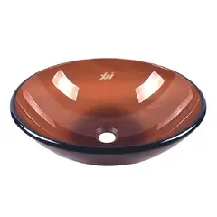 XM - Ovalín Ovalado de Vidrio Templado Marrón