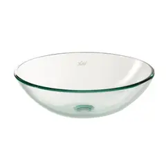 XM - Ovalín Redondo de Vidrio Templado Transparente