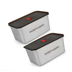 ROSTHOFF - Set x 2 Contenedores Acero 2100ml