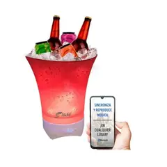 GENERICO - Cubeta De Hielo con Parlante Led RGB 7L
