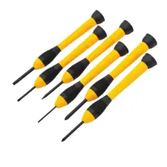 STANLEY - Desarmadores de Precisión Juego de 6 unidades STANLEY
