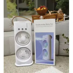 OEM - Ventilador Doble Con Humificador Control Remoto Y Giro Automático