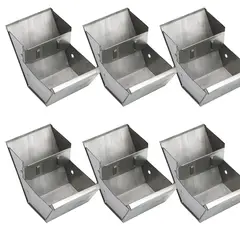GENERICO - COMEDERO METALICO PARA CUYES CONEJO 10CM