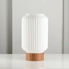 GENERICO - Lámpara de madera con Pantalla 3D Lipú